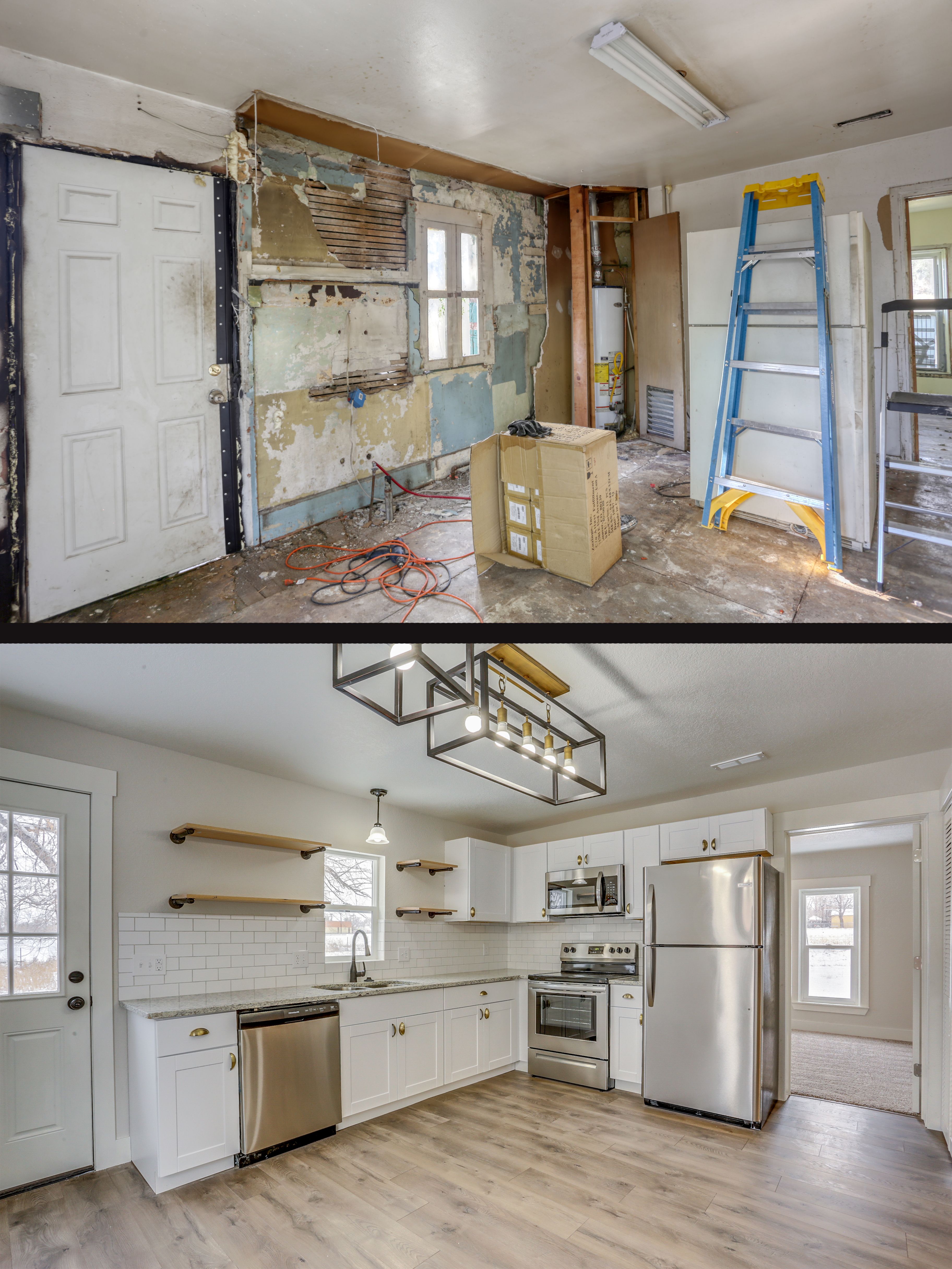 Bright renovated century home after renovation