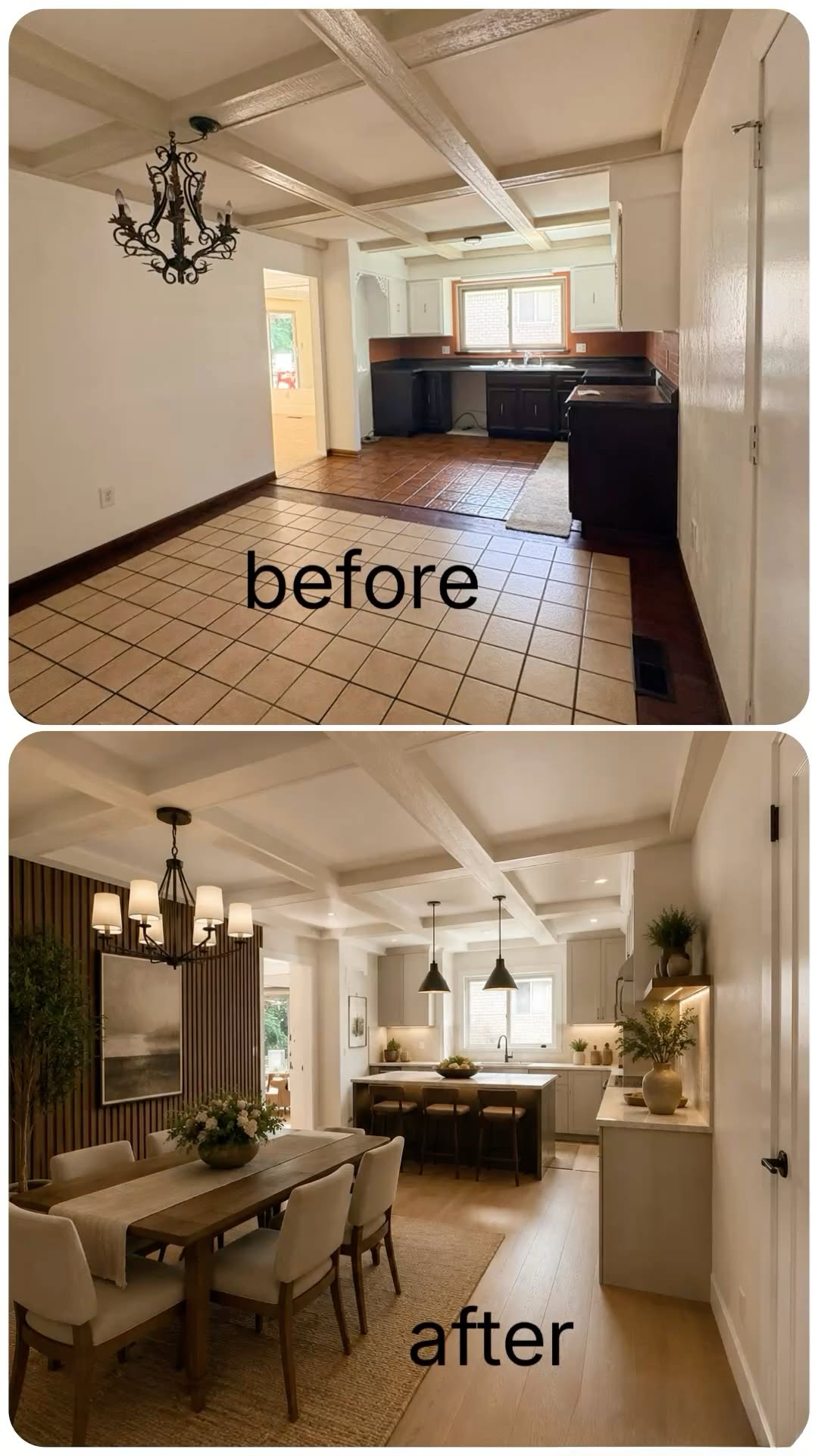 Renovated bedroom with period windows
